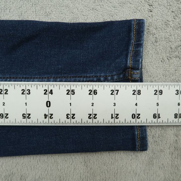 VIGOSS Jeans Women's 31 Mid-Rise Thompson Tomboy Skinny 28" Inseam Distressed - Picture 4 of 16